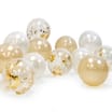Let's Party Metallic Gold & White Balloons 12 Pack x2