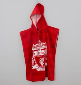 Liverpool FC Boots Towel Poncho - 10-14 Years