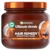 Garnier Ultimate Blends Coconut Oil & Cocoa Butter Hair Remedy Mask for Dry Frizzy Hair 340ml