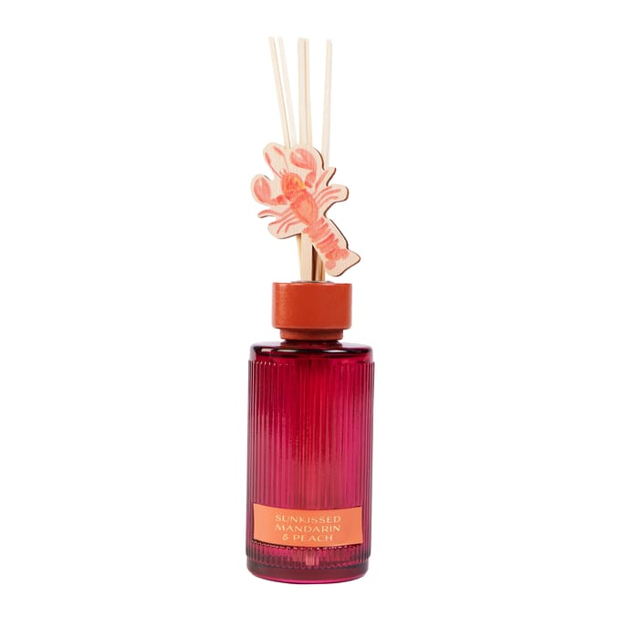 The Outdoor Edit Mediterranean Reeds & Diffuser Set - Mandarin & Peach