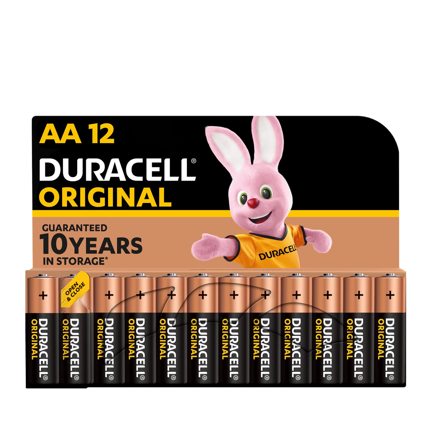Duracell Original AA Batteries 12 Pack | Home Bargains