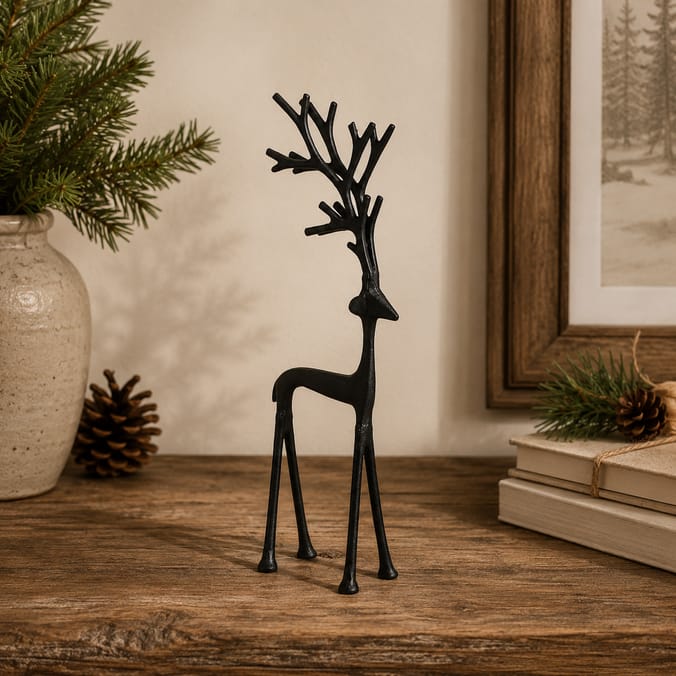 Festive Feeling Small Christmas Metal Reindeer