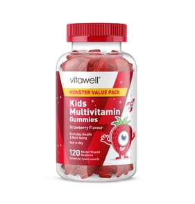 Vitawell Kids Multivitamin Gummies 120s - Strawberry Flavour