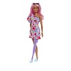 Barbie Fashionista Doll - Floral Print Off The Shoulder Dress