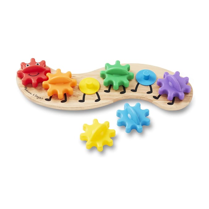 Melissa & Doug Rainbow Caterpillar Gears Toy