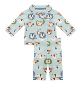 Pure Baby Blue Animal Print Pyjamas