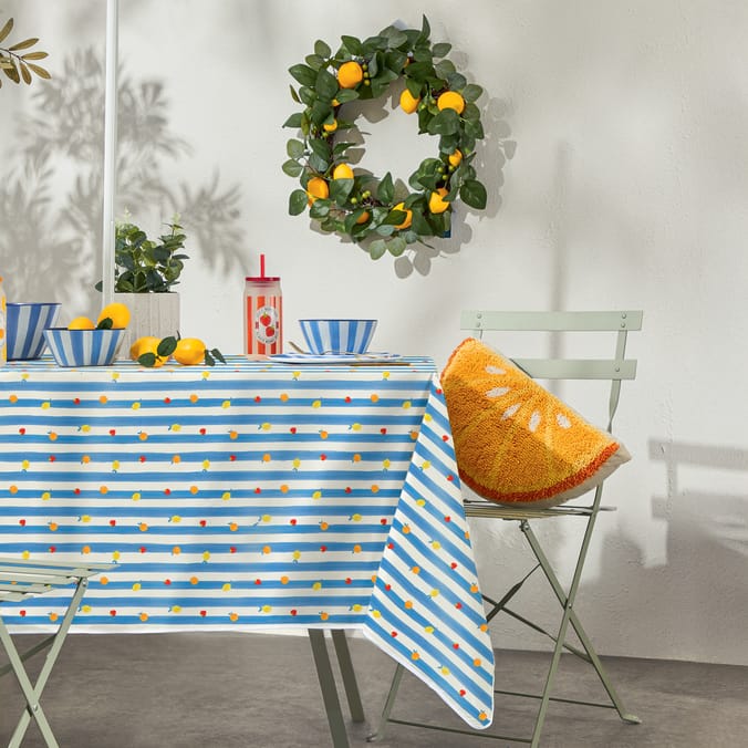 The Outdoor Edit Traveller's Bazaar Rectangle PVC Tablecloth