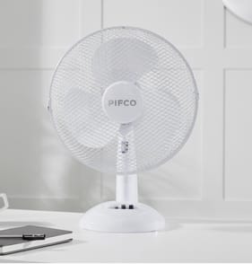 Pifco 12" Desk Fan - White