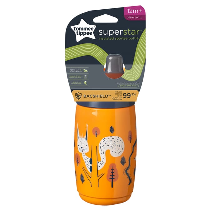 Tommee Tippee Superstar Insulated Sportee Bottle 12m+ 266ml