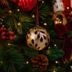Winter Charm Painted Bauble