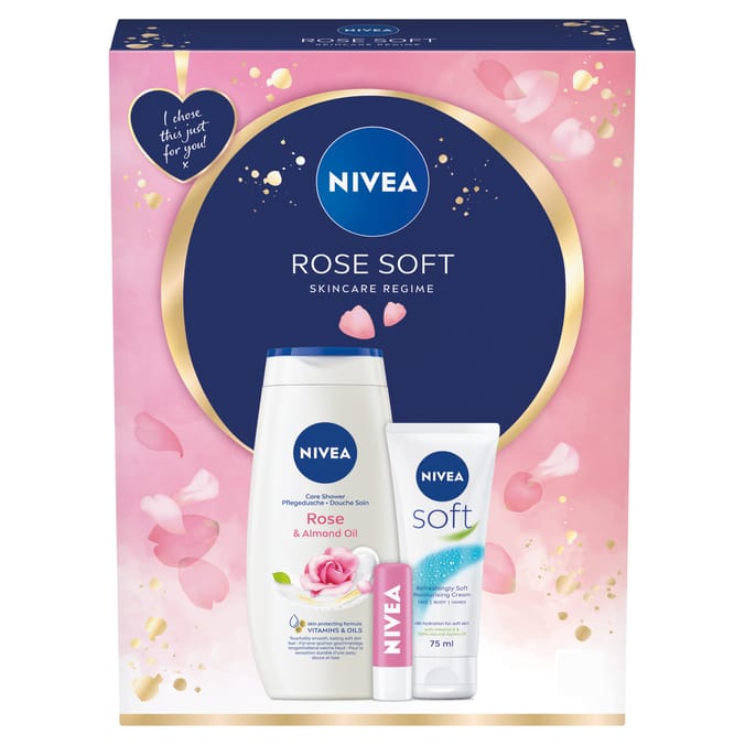 Nivea Rose Soft Skincare Regime Gift Set