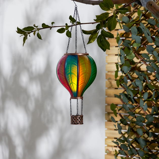 Firefly Large Hot Air Balloon Solar Lights | Home Bargains