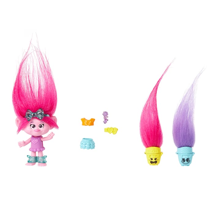 Trolls Band Together Hair Pops Small Doll - Poppy