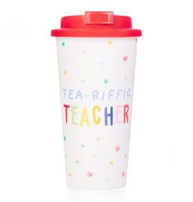 Thank You Teacher Take Out Mug - Red