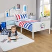 Liberty House Toys Kids White Single Bed – Gaming
