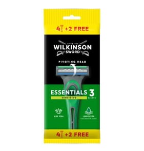 Wilkinson Sword Extra Essential 3 Sensitive Mens 4+2