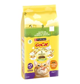 Go-Cat Senior Dry Cat Food 2kg - Chicken