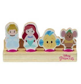 Disney Princess Wooden Figures 4 Pack