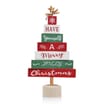 Winter Charm Wooden Tree Decoration