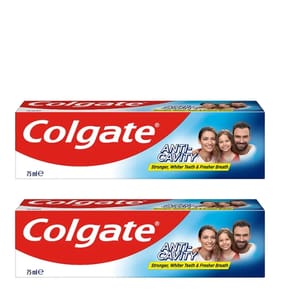 Colgate Anti-Cavity Protection Toothpaste 75ml x2