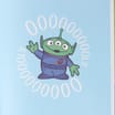 Toy Story A4 Plush Notebook - Alien