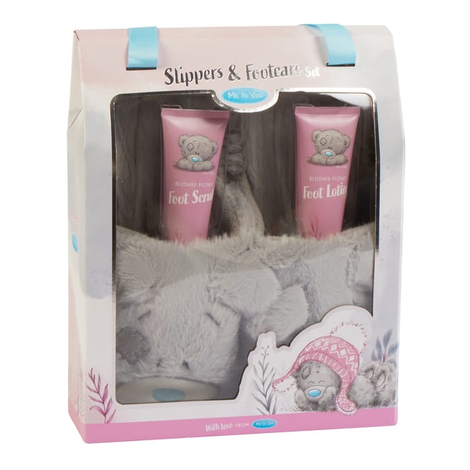 Tatty Teddy Slippers & Footcare Set