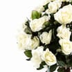 Jardin 4ft Artificial Rose Tree - White x2
