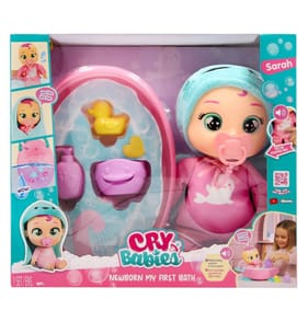 Cry Babies Newborn My First Baby Bath Doll Set - Sarah