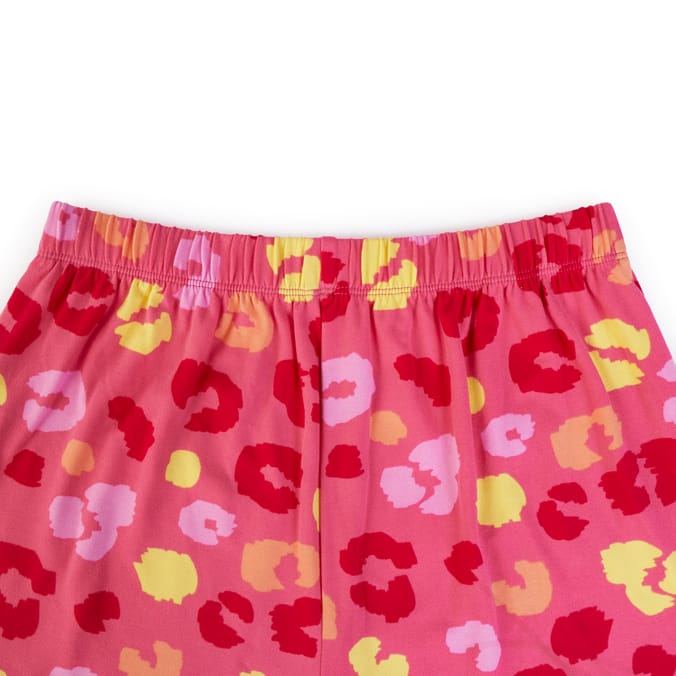 Originals Girls Leopard Soft Shorties Pyjama Set