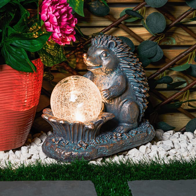 Firefly Solar Light Co Crackle Ball Solar Light - Hedgehog