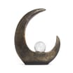 Firefly Glass Stone Solar Light - Half Moon Shape