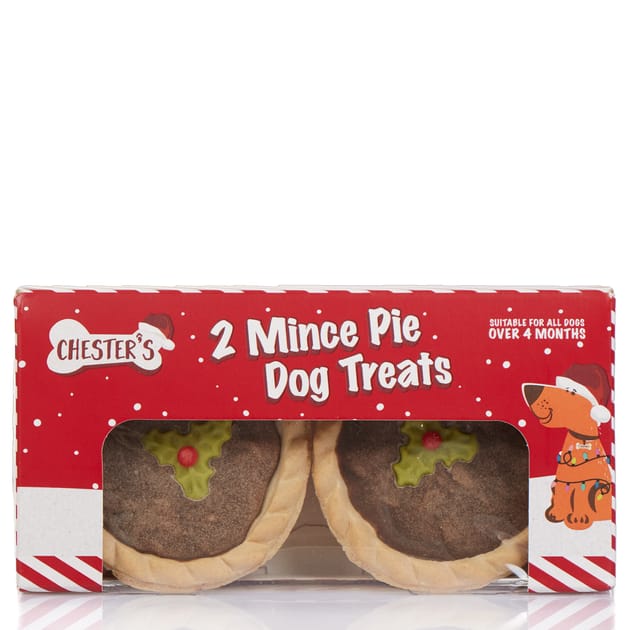 Chester s 2 Mince Pie Dog Treats Home Bargains chester-s-2-mince-pie-dog-treats-home-bargains