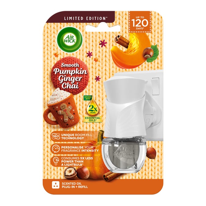 Air Wick Electrical Plug In 19ml - Pumpkin Ginger Chai