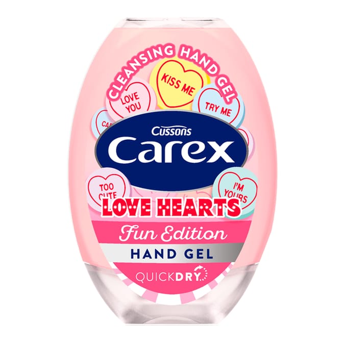 Carex Cleansing Hand Gel Love Hearts 50ml 