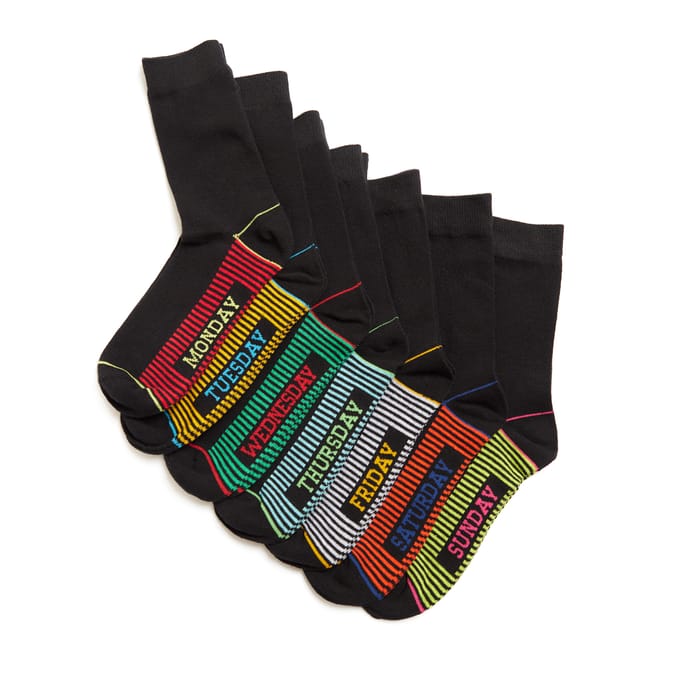 Night & Day Men's Day of the Week Socks