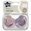 Tommee Tippee Moda Soothers With Steriliser Pod 18-36m