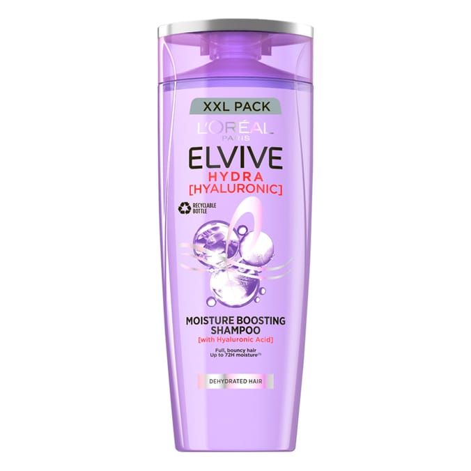 L'Oréal Elvive Hydra Hyaluronic Shampoo with Hyaluronic Acid for Dry Hair 700ml