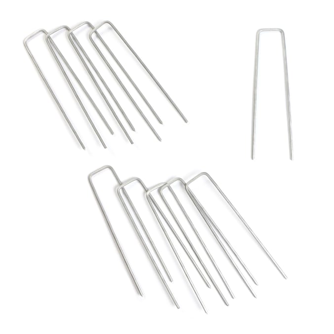 Jardin Weed Control Fabric Fixing Stakes 10 Pack x2