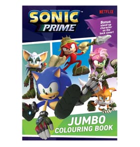 Sonic Prime Jumbo Colouring Book