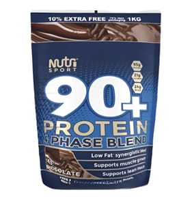 NutriSport 90+ Protein 4 Phase Blend 1kg - Chocolate