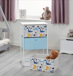 Liberty House Toys Dinosaur 3 Drawer Kids Storage Chest