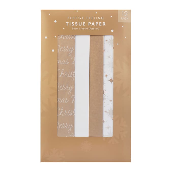 Festive Feeling Tissue Paper 12 Pack