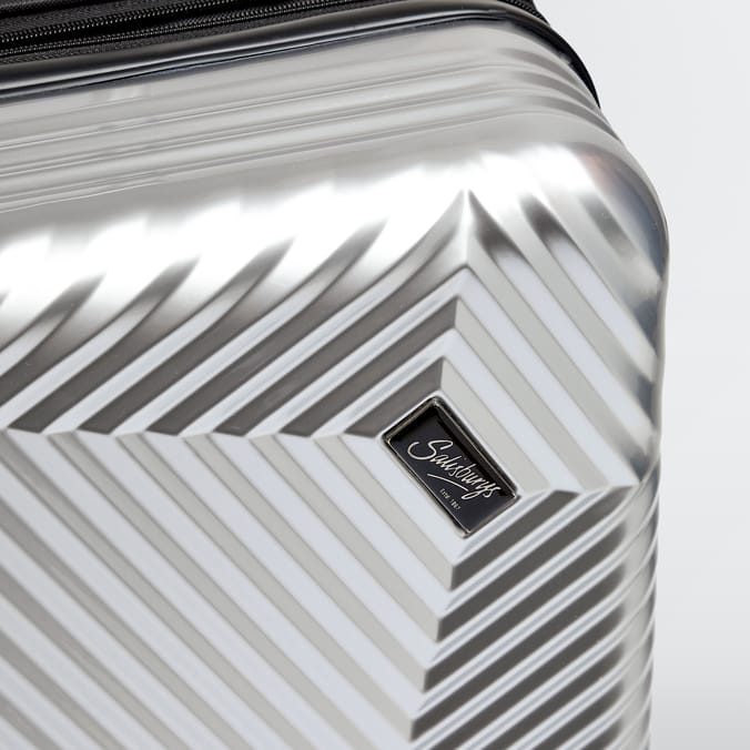 Salisburys Hard Shell Suitcase - Silver