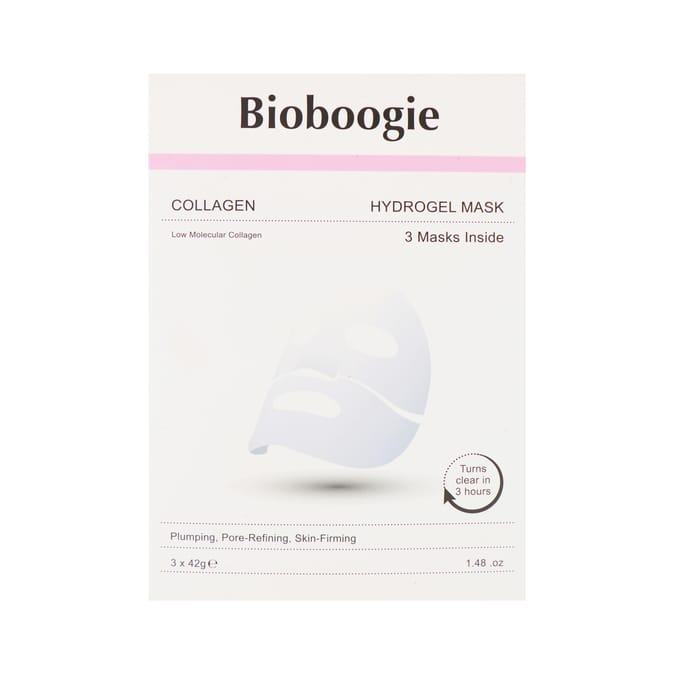 Bioboogie Collagen Hydrogel Face Masks 3 Pack