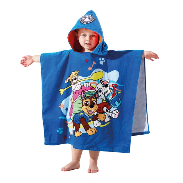 Paw Patrol Hooded Towel 3-6 Years Home Bargains