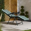 The Outdoor Living Collection Capri Padded Relaxer Chair