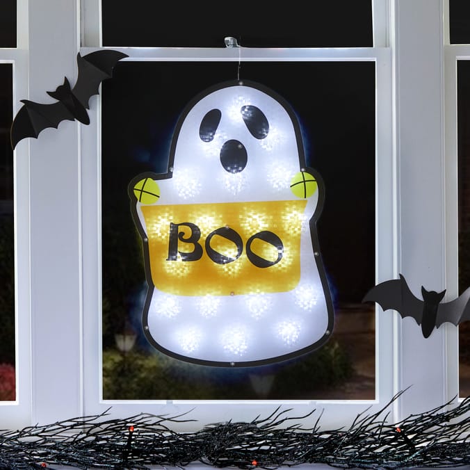 Haunted House Light Up Window Decoration