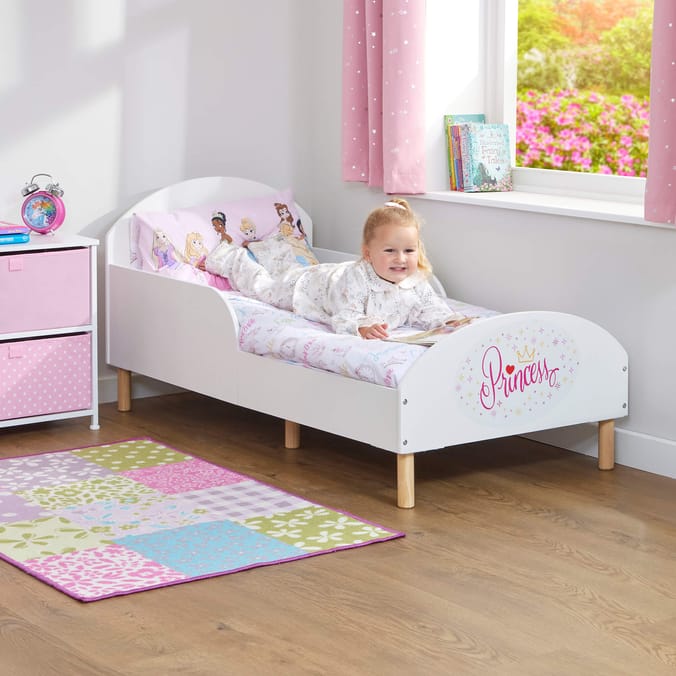 Liberty House Toys Kids White Toddler Bed - Princess