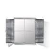 The Outdoor Living Collection Iron Shutter Garden Mirror