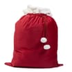Winter Charm Large Faux Fur Velvet Christmas Sack